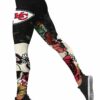 kansas city chiefs skull and flower limited edition hoodie and legging unisex size new023010 plnf7