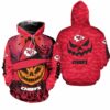 kansas city chiefs smiling pumpkin halloween hoodie zip up hoodie fleece nla026410 19w3l