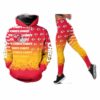 kansas city chiefs splatter pattern limited edition hoodie and legging unisex size new063410 zwghj