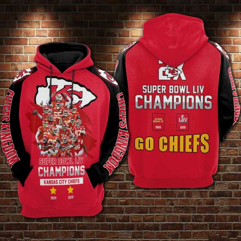 kansas city chiefs super bowl champions 54 3d full printing pullover hoodie full sizes th1291 wyswd