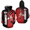 kansas city chiefs with minnie limited edition over print full 3d hoodie s 5xl gts002336 qr8s3
