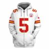 tommy townsend kansas city chiefs american football conference champions hoodie zip hoodie white qtrz7