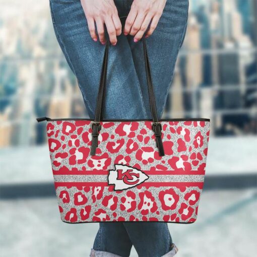 Stocktee Kansas City Chiefs Leopard Flower Pattern Limited Edition Tote Bag and Wallet NLA019410 2