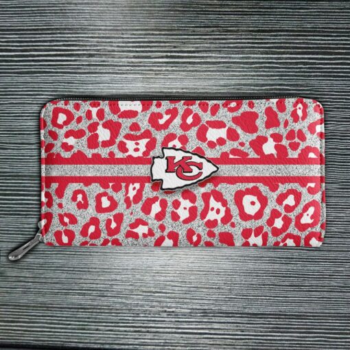 Stocktee Kansas City Chiefs Leopard Flower Pattern Limited Edition Tote Bag and Wallet NLA019410 3
