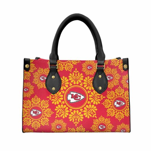 Stocktee Kansas City Chiefs Ornamental Round Pattern Limited Edition Fashion Lady Handbag NEW042410 1 1