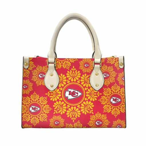 Stocktee Kansas City Chiefs Ornamental Round Pattern Limited Edition Fashion Lady Handbag NEW042410 2