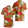 Stocktee Kansas City Chiefs Skull And Flowers Limited Edition Hawaii Shirt and Shorts Summer Collection Size S 5XL NEW019910 1