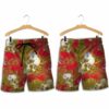 Stocktee Kansas City Chiefs Skull And Flowers Limited Edition Hawaii Shirt and Shorts Summer Collection Size S 5XL NEW019910 2