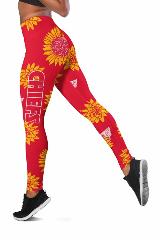 Stocktee Kansas City Chiefs Sunflowers Limited Edition All Over Print Leggings Tank Top S 5XL NLA069510 2