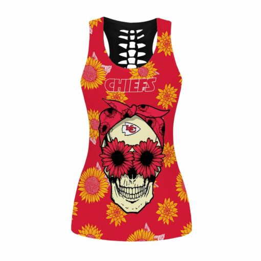 Stocktee Kansas City Chiefs Sunflowers Limited Edition All Over Print Leggings Tank Top S 5XL NLA069510 3