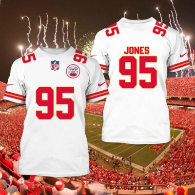 Chris Jones Kansas City Chiefs American Football Conference Champions T-Shirts