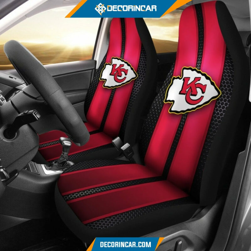 incredible line pattern kansas city chiefs logo car seat covers60450547 hd0v7