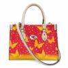 kansas city chiefs butterfly pattern limited edition fashion lady handbag nla0500108973958 xamhs
