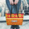 kansas city chiefs daisy pattern limited edition tote bag and wallet nla06701040410725 mdt2d