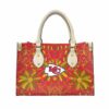 kansas city chiefs flower pattern limited edition fashion lady handbag new04301018619682 fk2x9