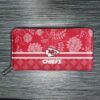 kansas city chiefs flowers design limited edition tote bag and wallet nla01841082242640 wklni