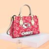 kansas city chiefs flowers pattern limited edition fashion lady handbag nla04941085861286 cfzna