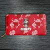kansas city chiefs skull pattern limited edition tote bag and wallet nla01611072071511 59p37
