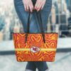 kansas city chiefs zebra pattern limited edition tote bag and wallet nla06961062802928 esn84