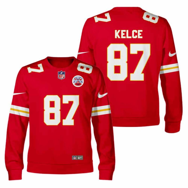 NFL Travis Kelce Kansas City Chiefs American Football Conference Champions Sweatshirt GTS009207