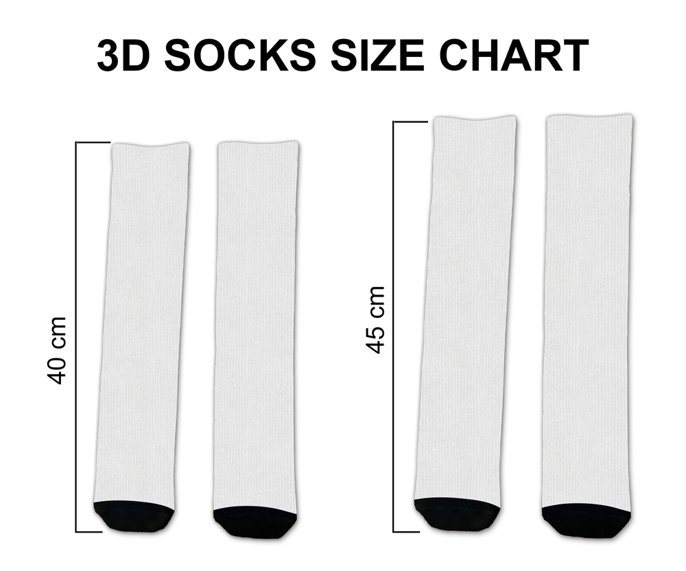 3D Sock Size Guide