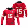 Patrick Mahomes Kansas City Chiefs American Football Conference Champions Hoodie Zip Hoodie