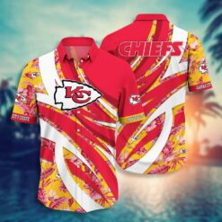 Red Hot Kansas City Chiefs Tropical Hawaiian Shirt