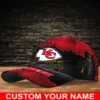 Battle Scar Kansas City Chiefs Personalized Baseball Cap left side