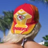 Blazing Glory Kansas City Chiefs Baseball Cap muckup