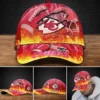 Chiefs Fiery Thunderbolt Custom Name Baseball Cap