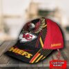 Eagle Valor Kansas City Chiefs Custom Baseball Cap left side