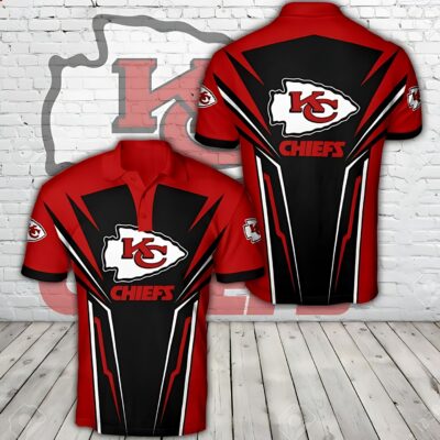 Kansas City Chiefs Dynamic Stripes Polo Shirt