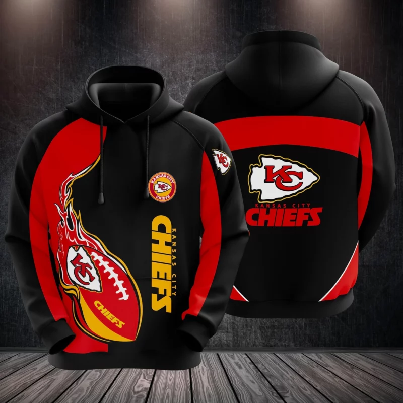 Kansas City Chiefs Fireball Champion Fan 3D Hoodie