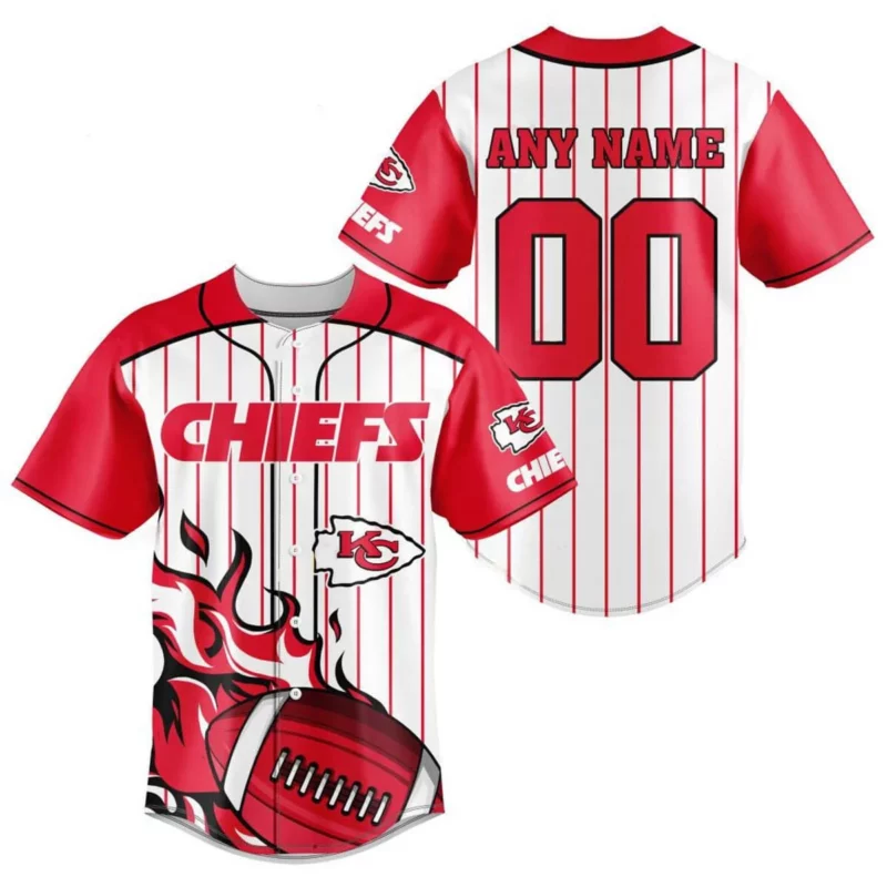 kansas-city-chiefs-flame-stripes-personalized-baseball-jersey