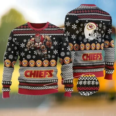 Kansas City Chiefs Game Day Holiday Ugly Christmas Sweater