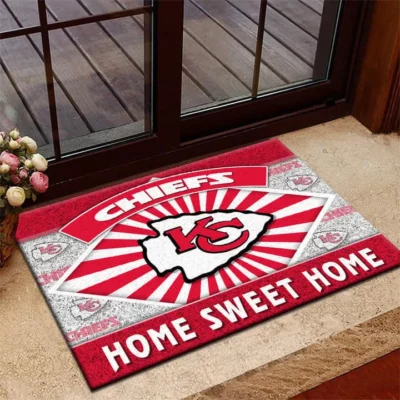 Kansas City Chiefs Home Sweet Home Doormat