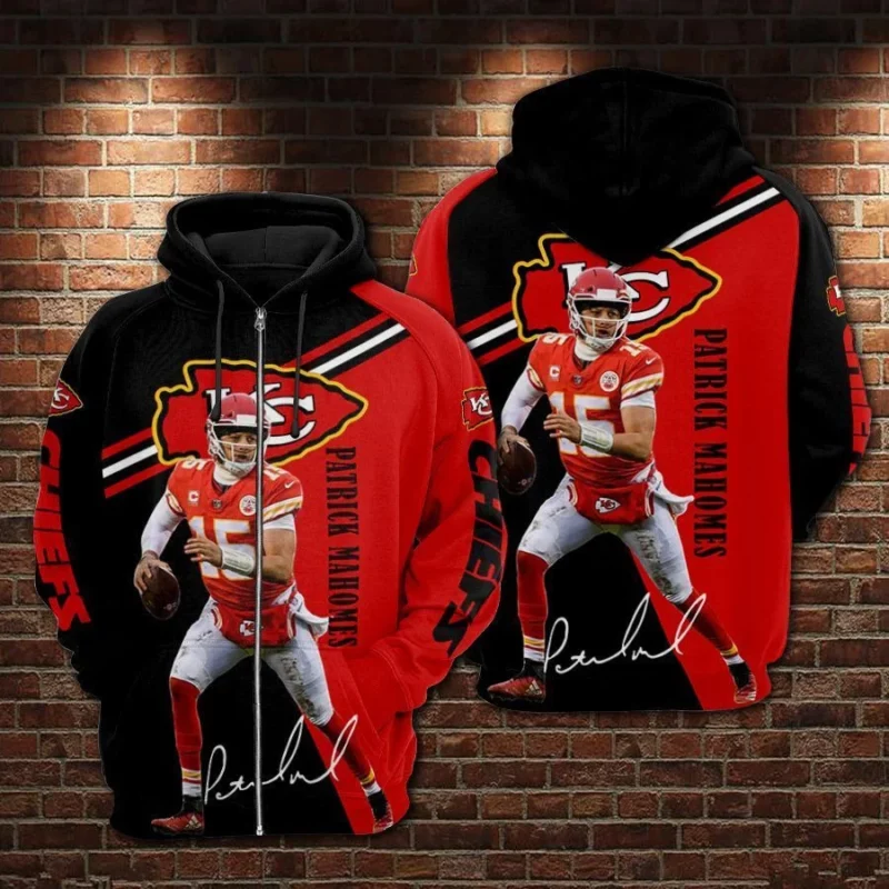 Kansas City Chiefs Mahomes Elite 3D Hoodie