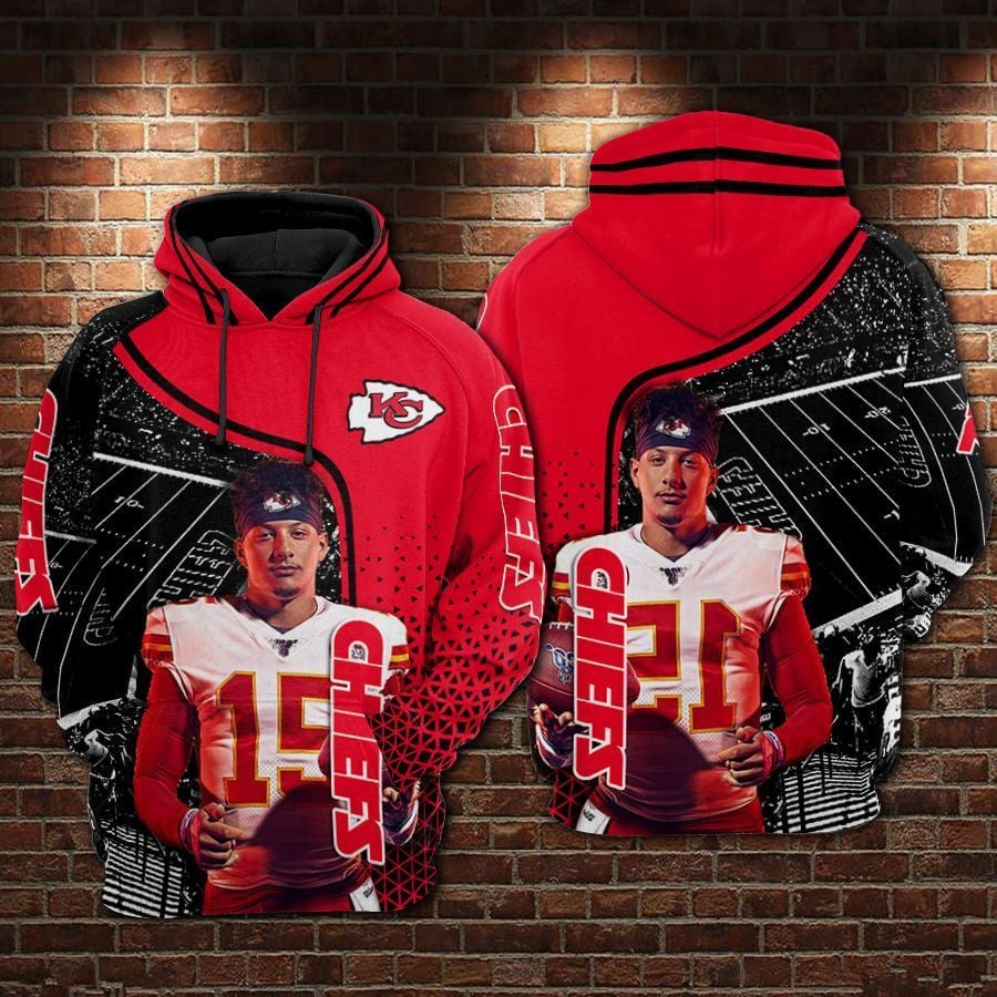 thumbnail image 2 of Philcos Kansas City Chiefs Red Hoodie – Premium Cotton Fan Hoodie For Game Day 2 of 14