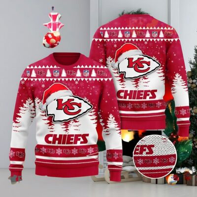 Kansas City Chiefs Santa Spirit Ugly Christmas Sweater