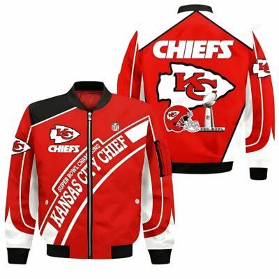 Kansas City Chiefs Super Bowl Champions Red Bomber Jacket