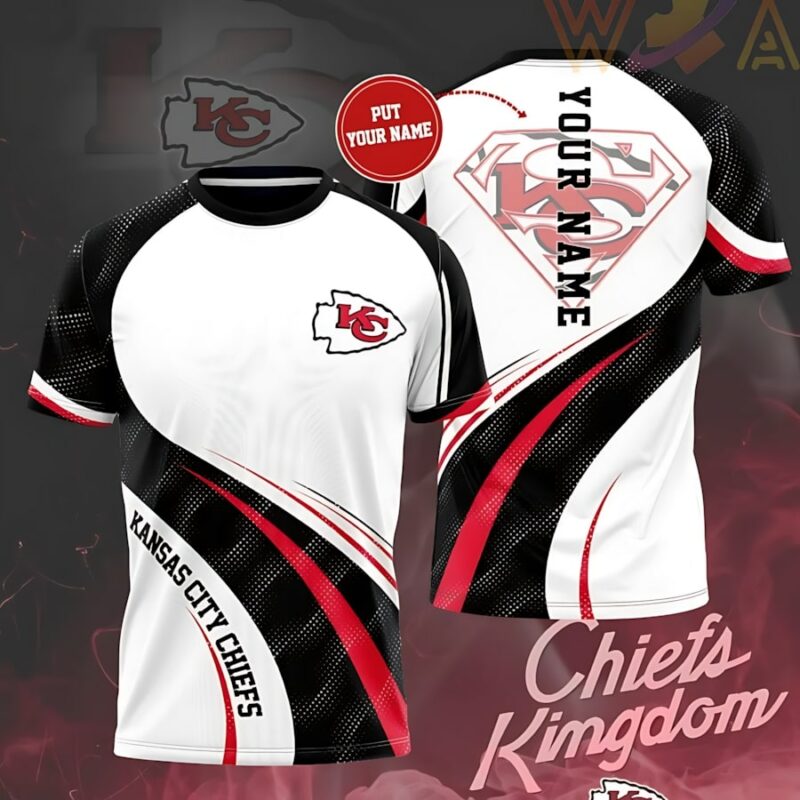 Kansas City Chiefs Super Fan Personalized 3D T-shirt