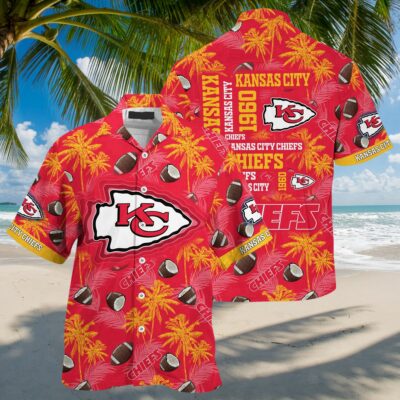 Kansas City Chiefs Tropical Legacy Hawaiian Shirt