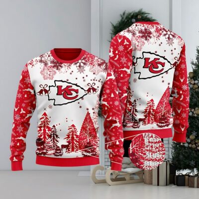 Kansas City Chiefs Winter Wonderland Ugly Christmas Sweater