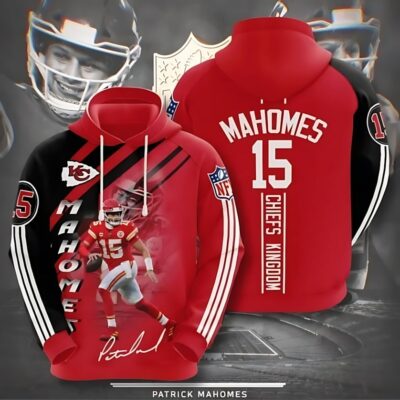 Patrick Mahomes Chiefs Kingdom 3D Hoodie