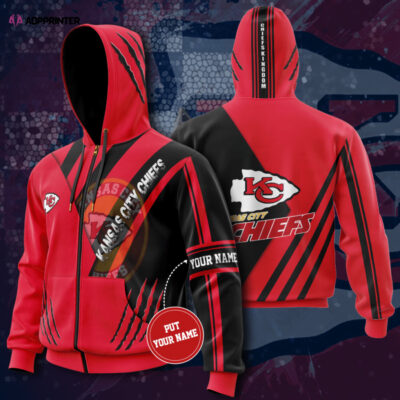 Personalize Kansas City Chiefs Fierce Spirit Hoodie