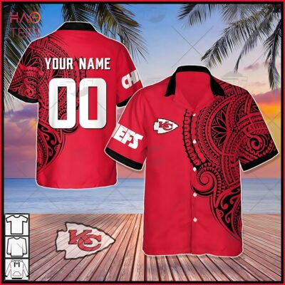 Personalized Kansas City Chiefs Polynesian Pride Hawaiian Shirt