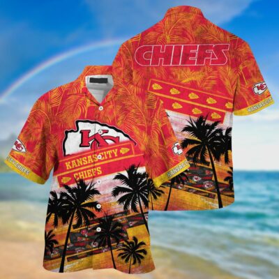 Tropical Chiefs Pride Sunset Edition Hawaiian Shirt