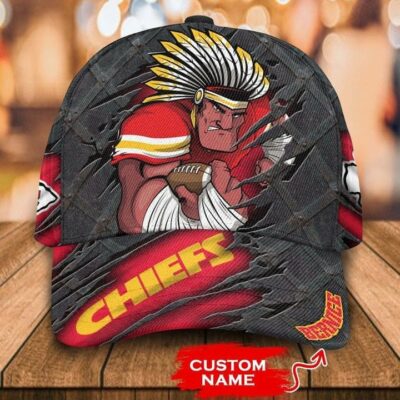 Warrior Chief Kansas City Chiefs Custom Baseball Cap