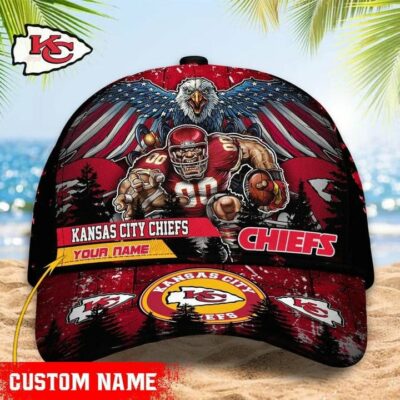 Warrior Pride Kansas City Chiefs Personalized Baseball Cap