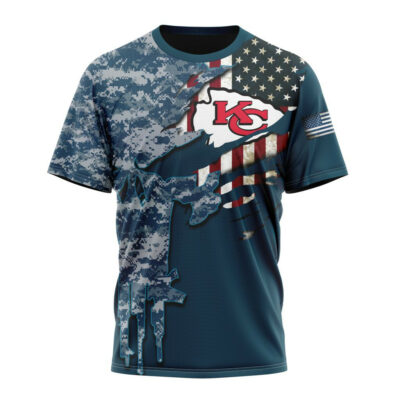 Kansas City Chiefs Camo Patriot T-Shirt